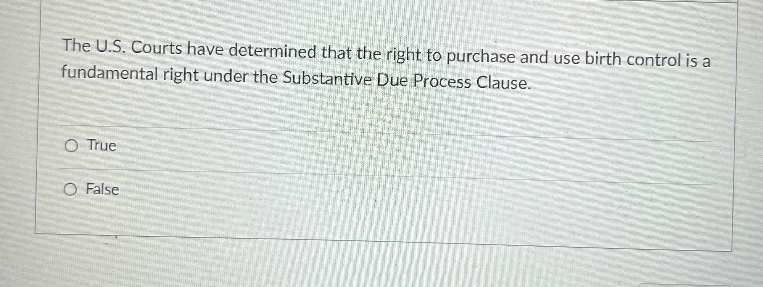  The U.S. Courts have determined that the right to purchase and