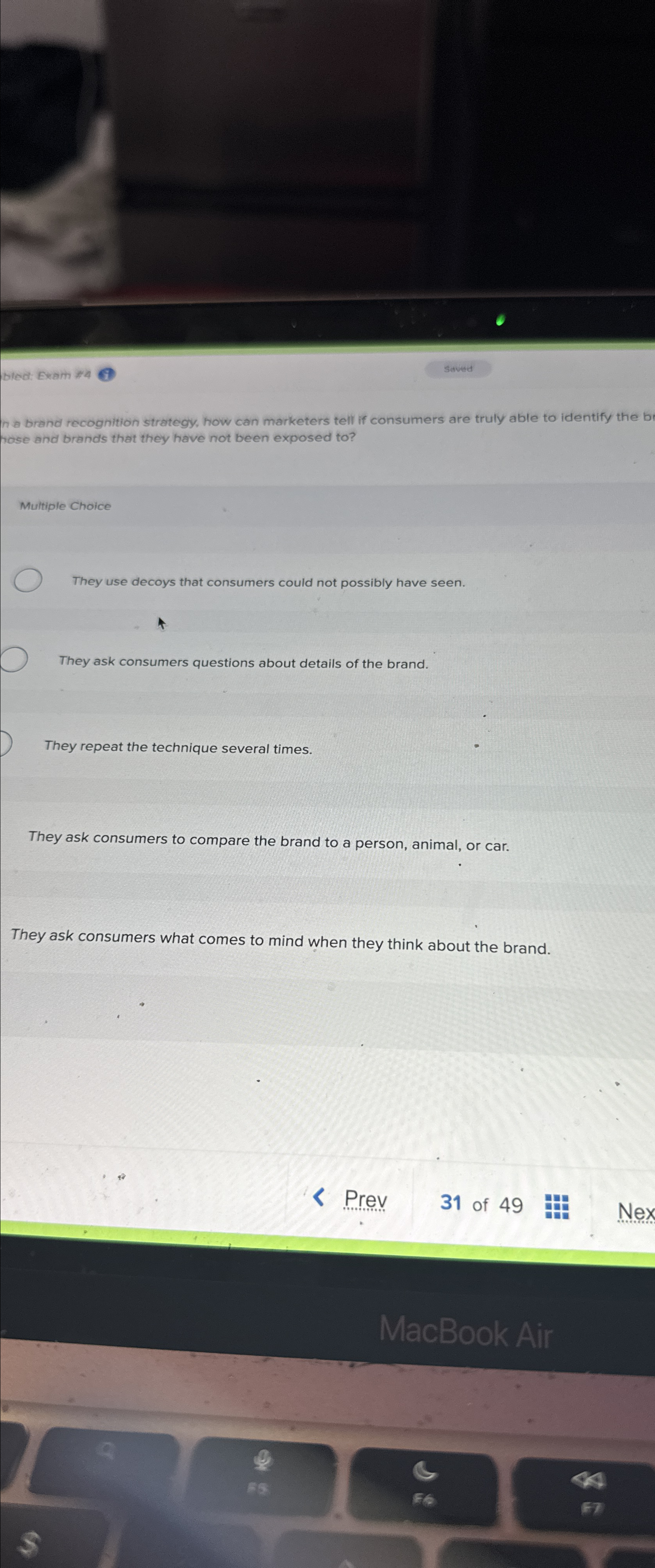  blod: Exam * saved ha brand recognition strategy, how can marketers