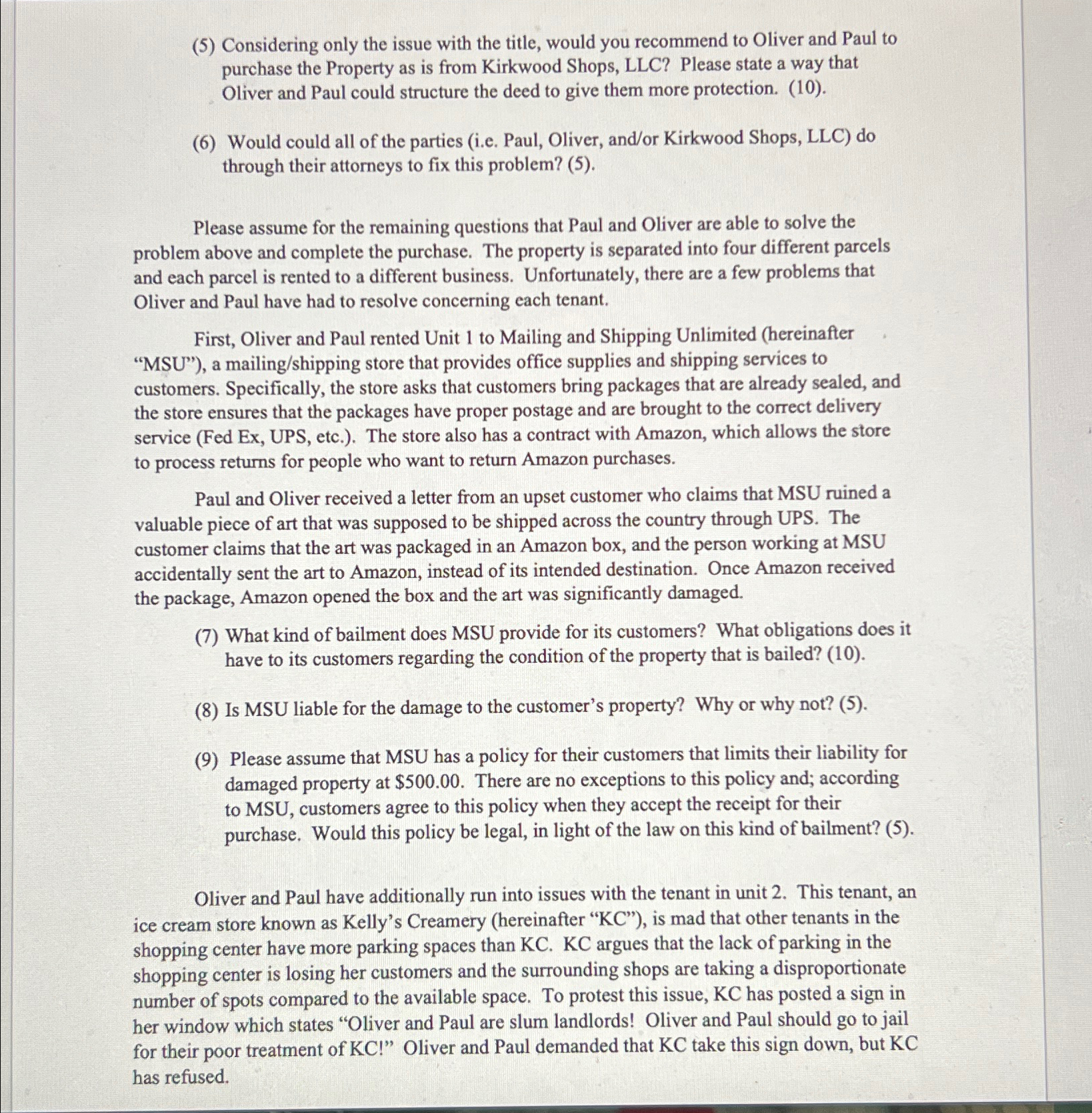  (5) Considering only the issue with the title, would you recommend