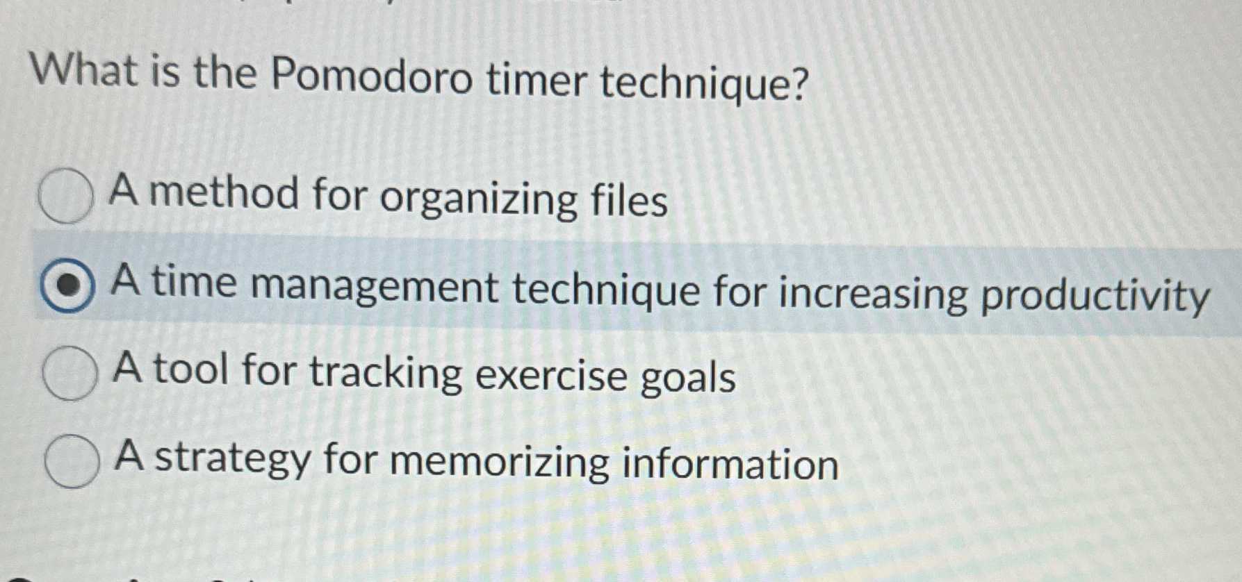  What is the Pomodoro timer technique? A method for organizing files