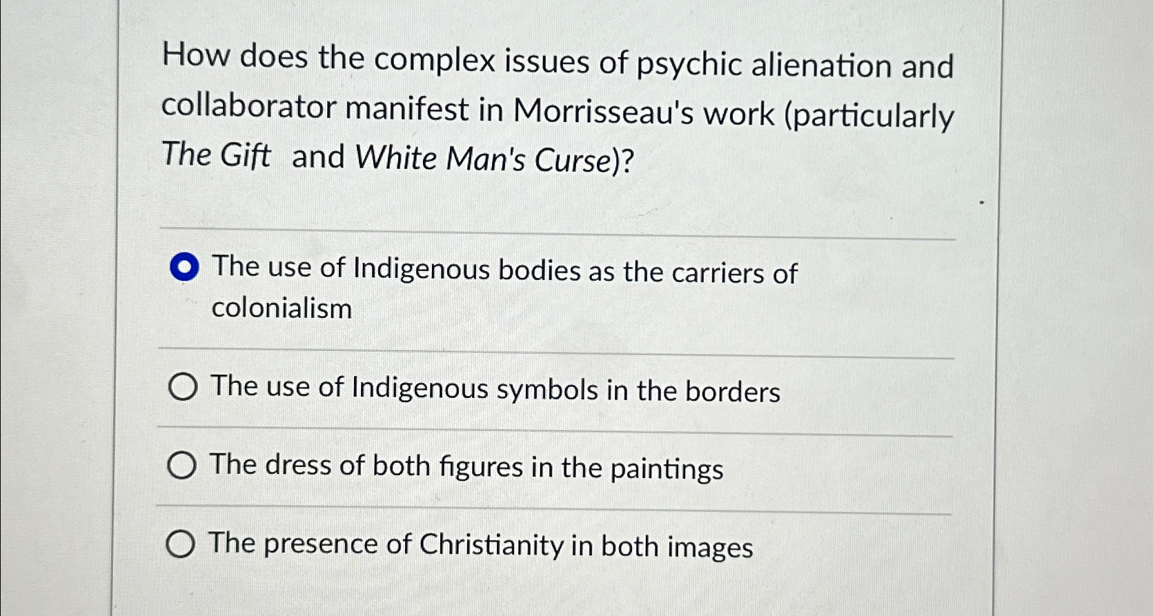  How does the complex issues of psychic alienation and collaborator manifest