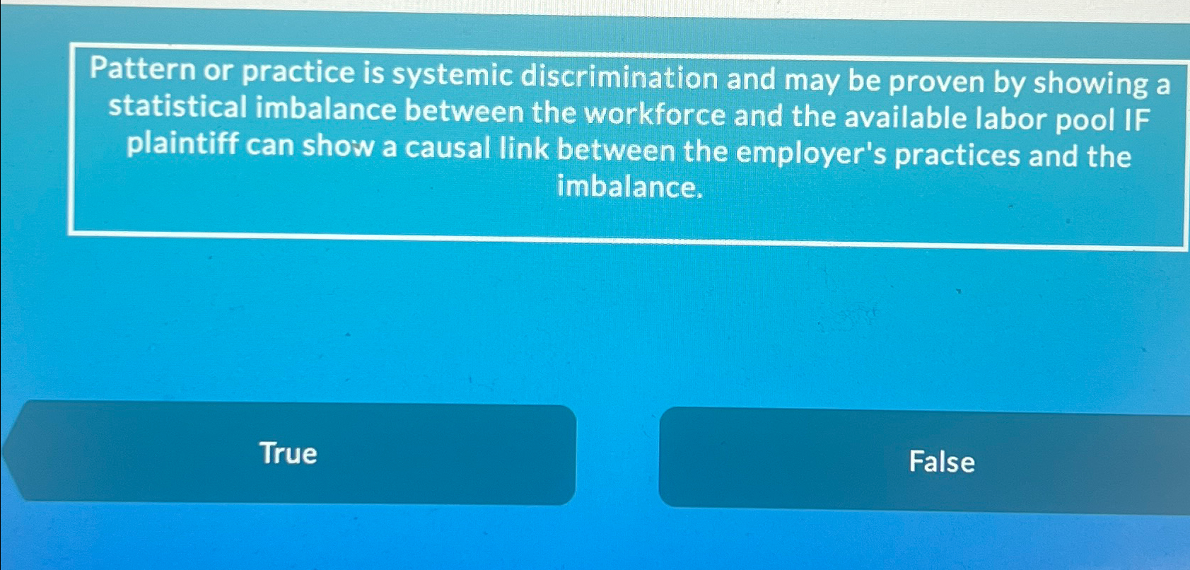  Pattern or practice is systemic discrimination and may be proven by
