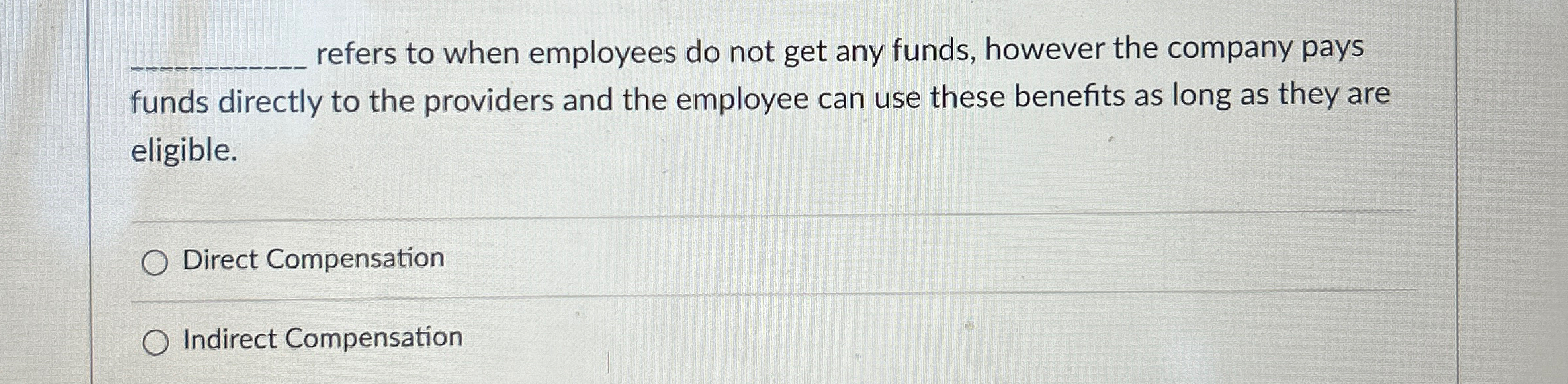  q, refers to when employees do not get any funds, however