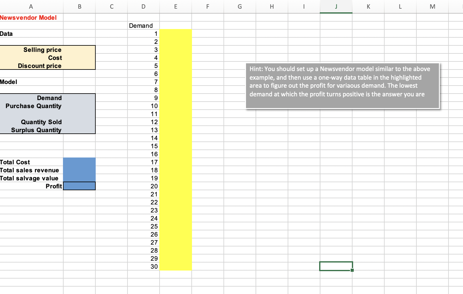 Fill in and answer the colored cells \begin{tabular}{|c|c|c|c|} \hline A & B