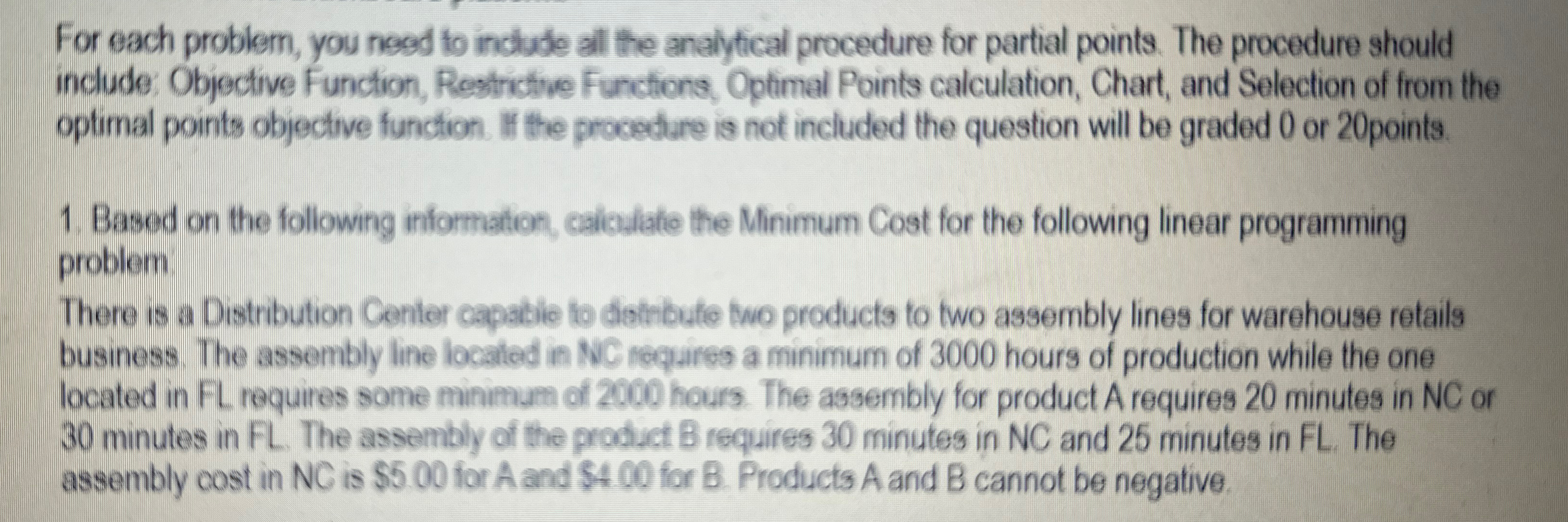  For each problem, you need to indude all the analytical procedure