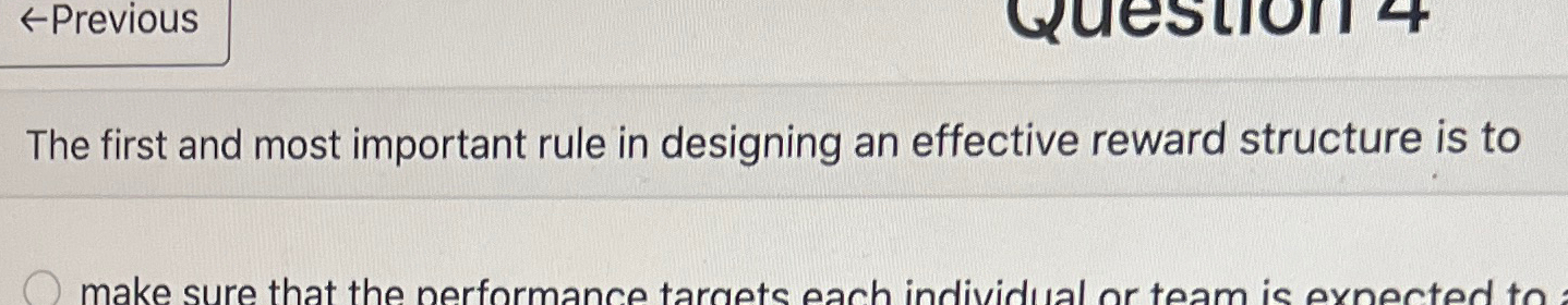  larr Previous The first and most important rule in designing an
