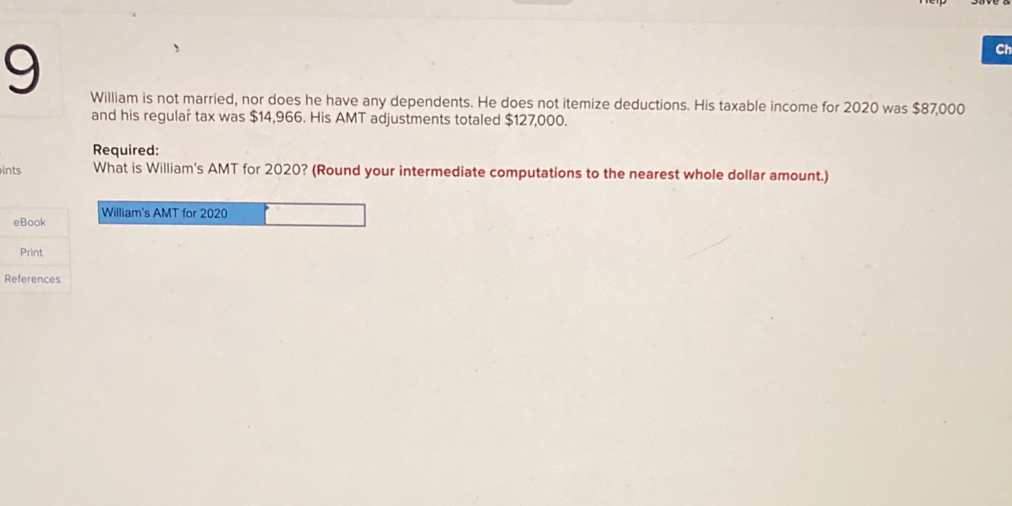  Ch 9 William is not married, nor does he have any