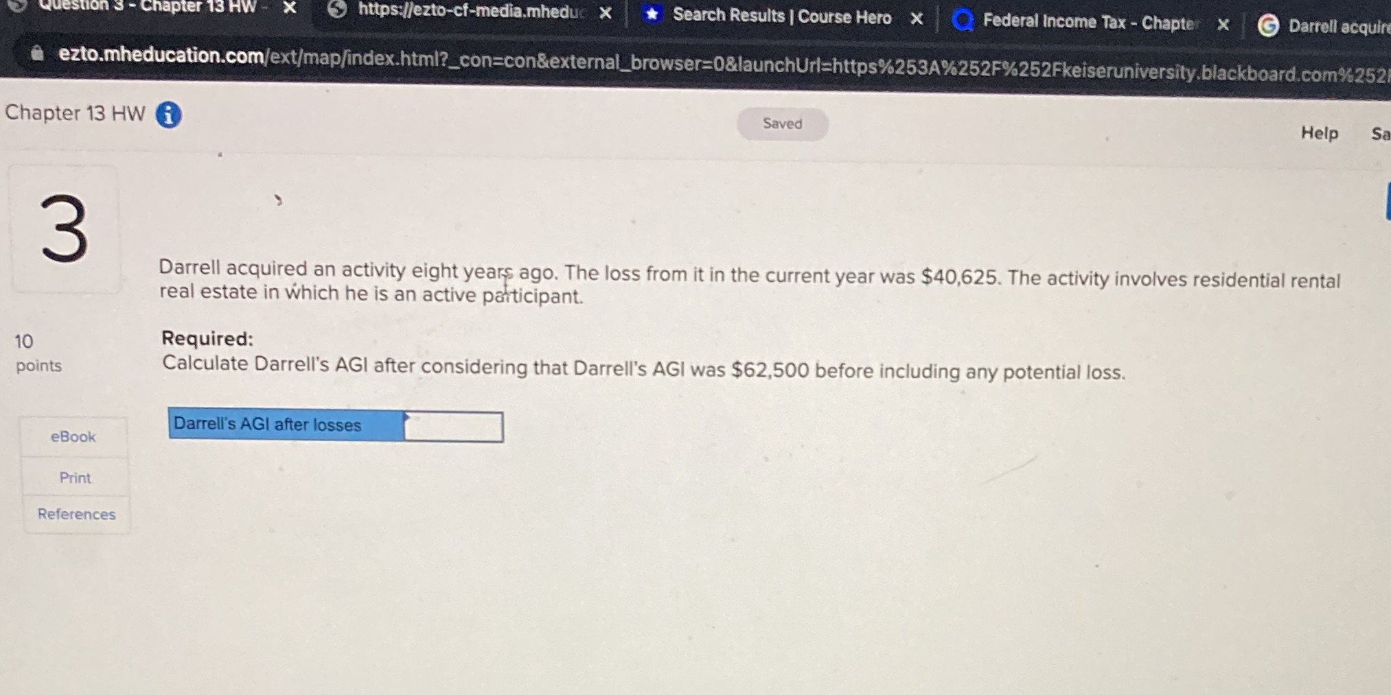 question 3 - Chapter 13 HW - X https://ezto-cf-media.mheduc x *Search