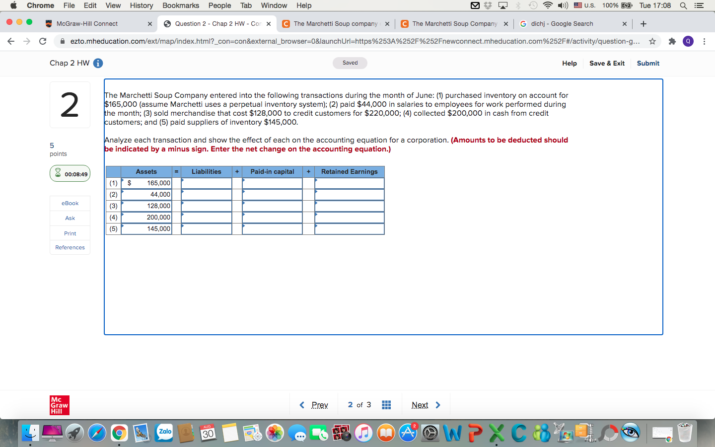 Chrome File Edit View History Bookmarks People Tab Window Help DU