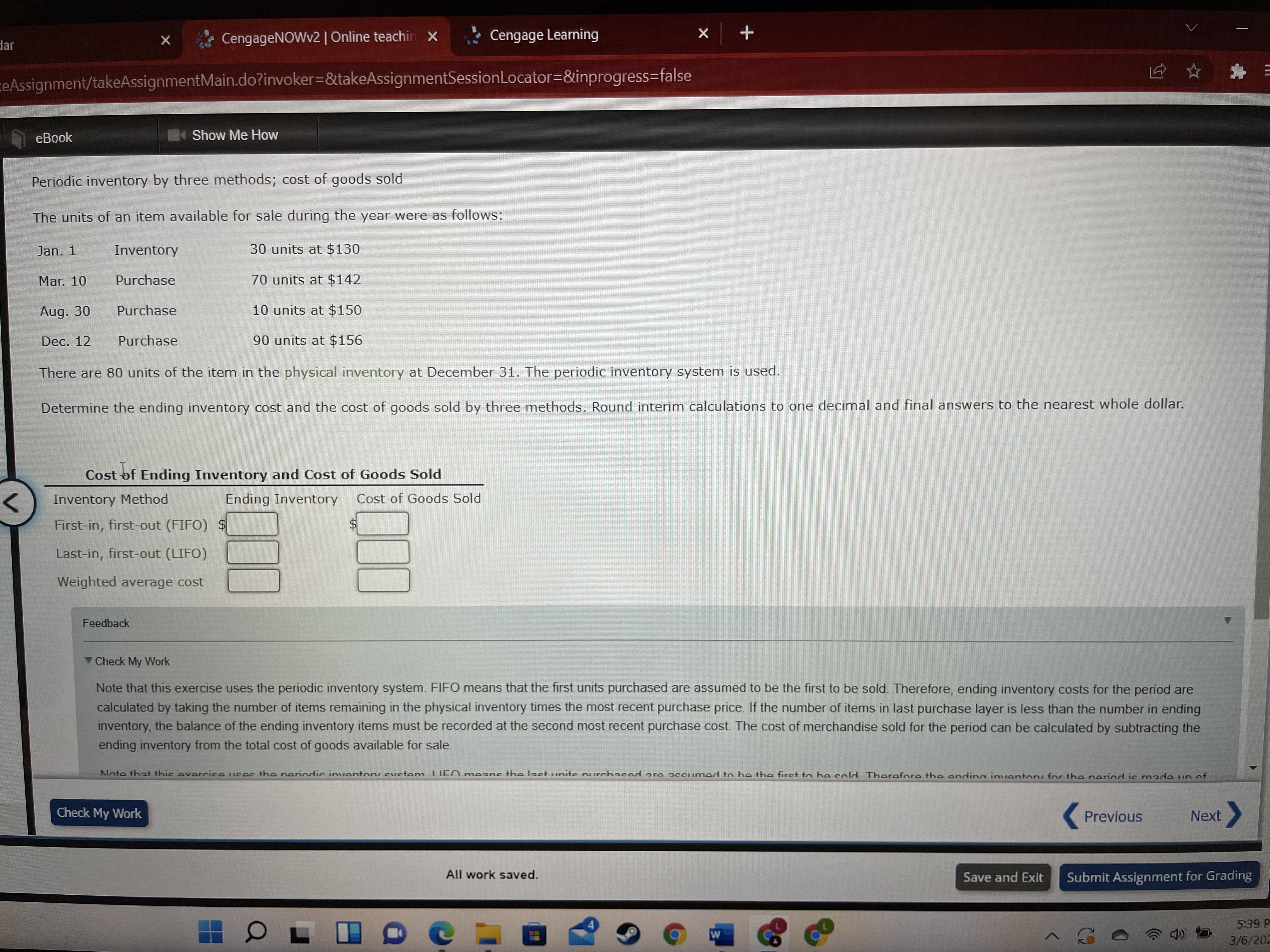  X CengageNOWv2 | Online teachin X Cengage Learning eAssignment/takeAssignmentMain.do?invoker=&takeAssignmentSessionLocator=&inprogress=false eBook Show