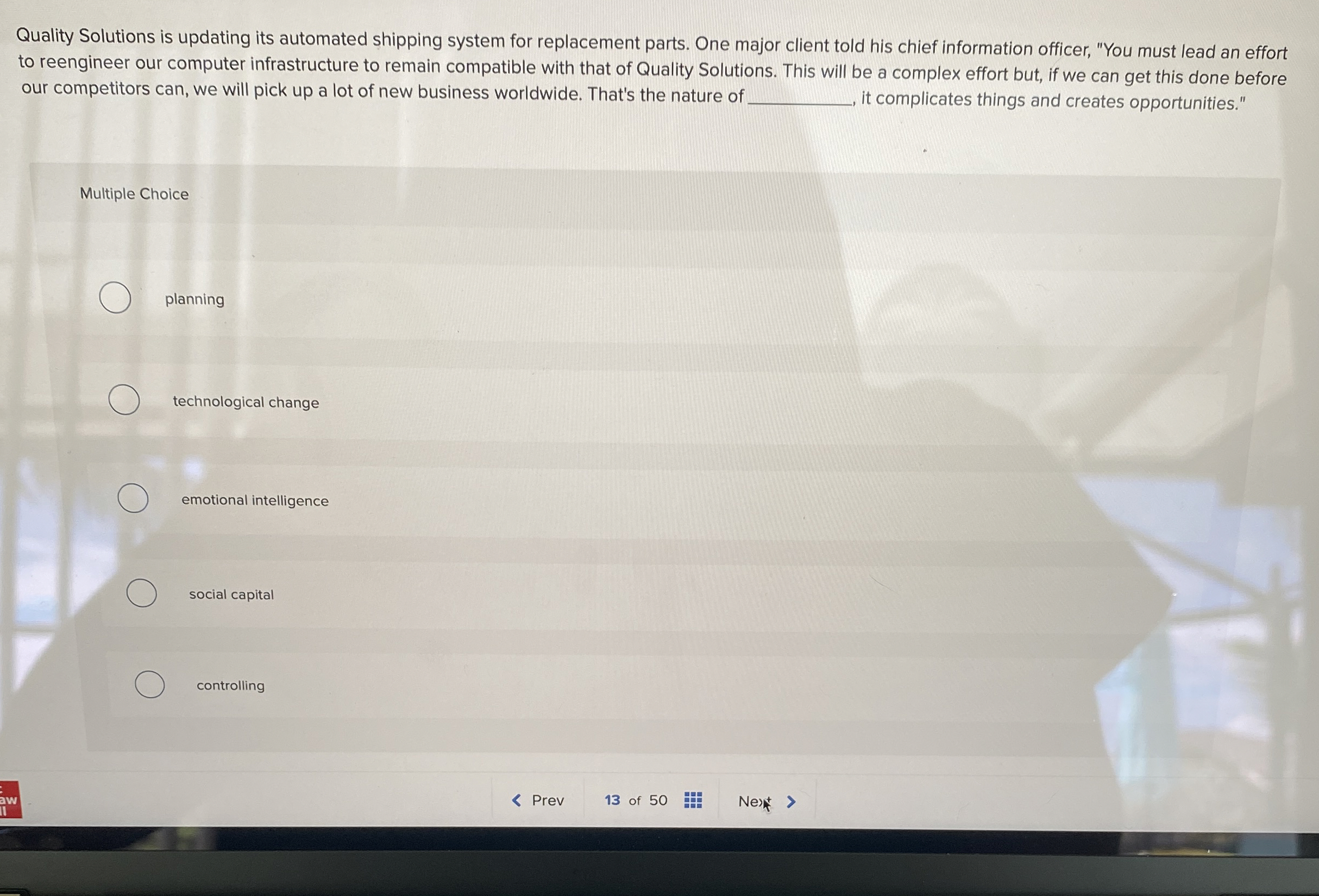  Quality Solutions is updating its automated shipping system for replacement parts.