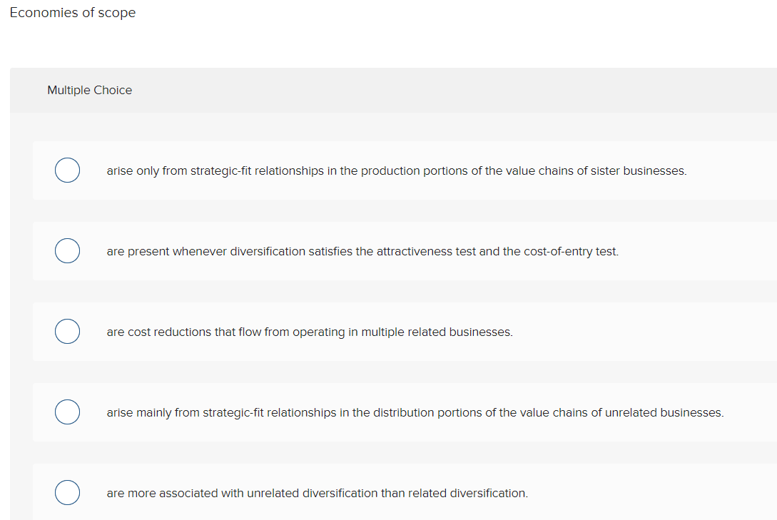  A diversified company has a parenting advantage when it Multiple Choice