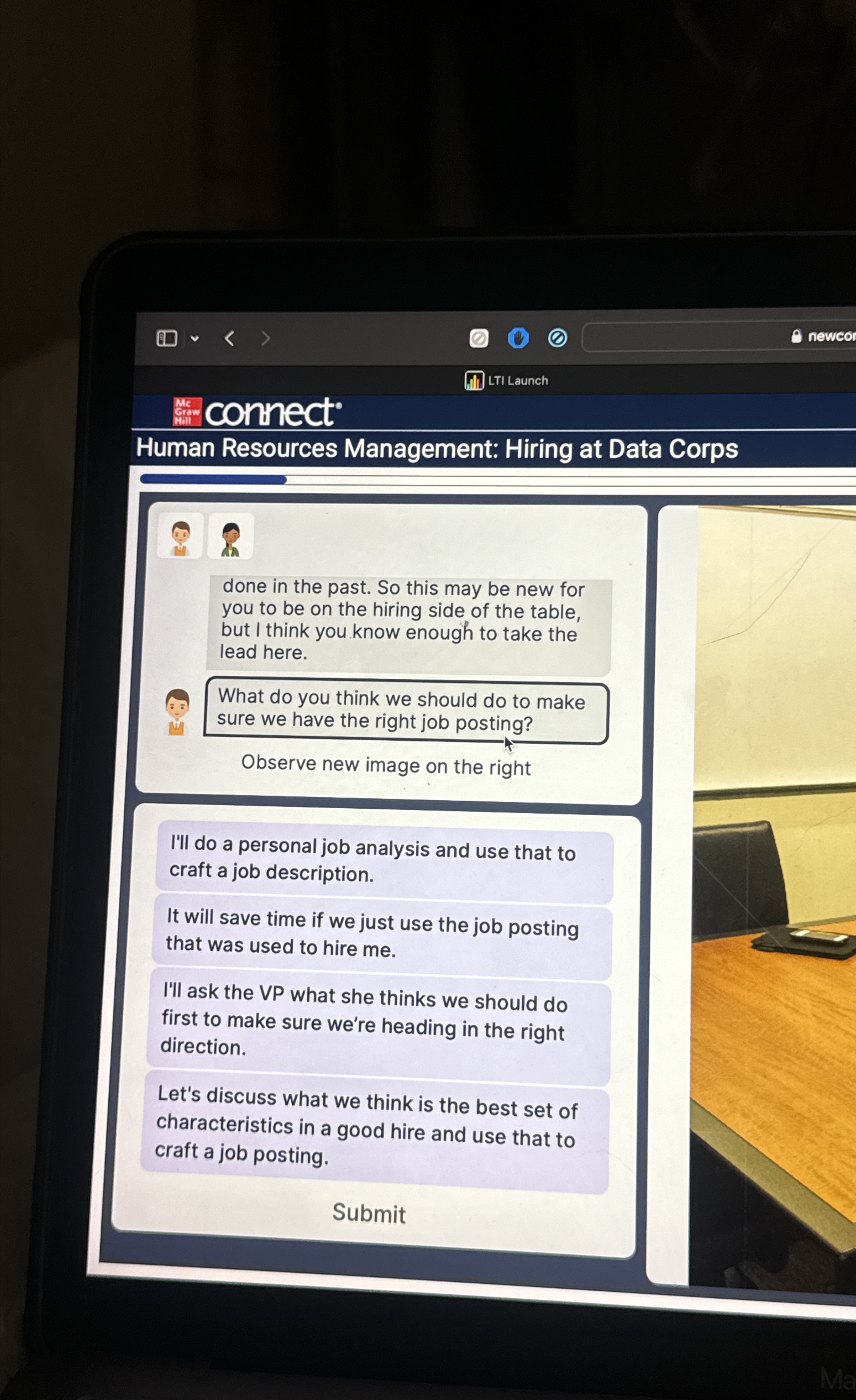  LTI Launch newcor connect Human Resources Management: Hiring at Data Corps