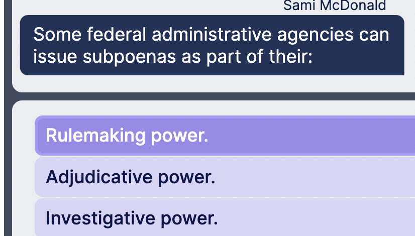  A formal document ordering you to testify on a particular date