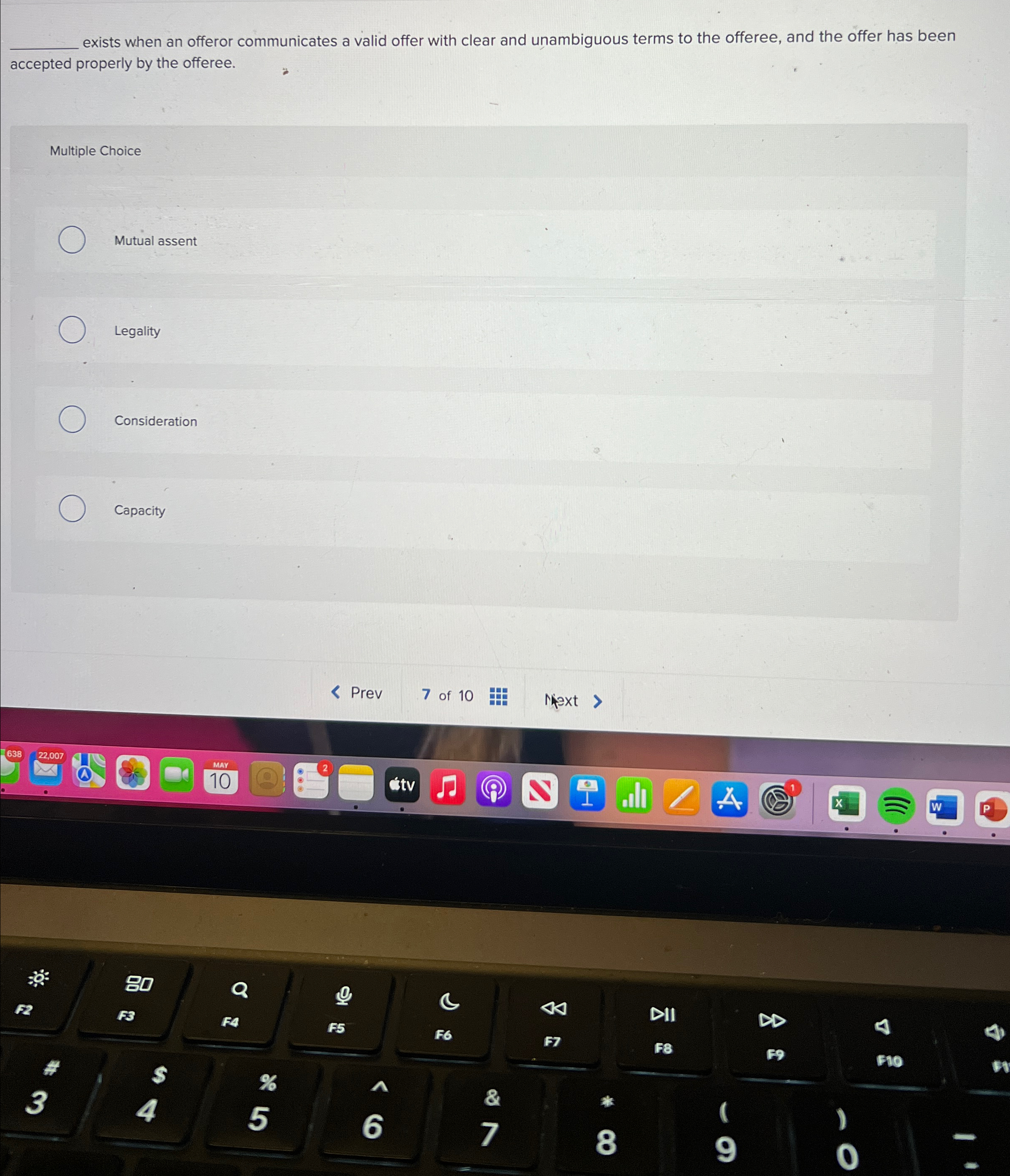  exists when an offeror communicates a valid offer with clear and