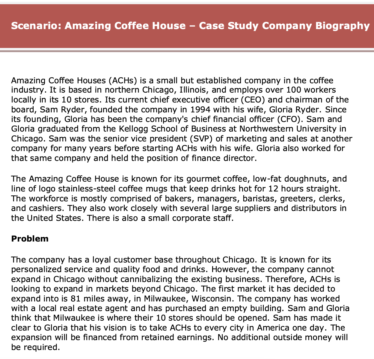 Description Assignment Details: The assignments in this course will use this scenario: