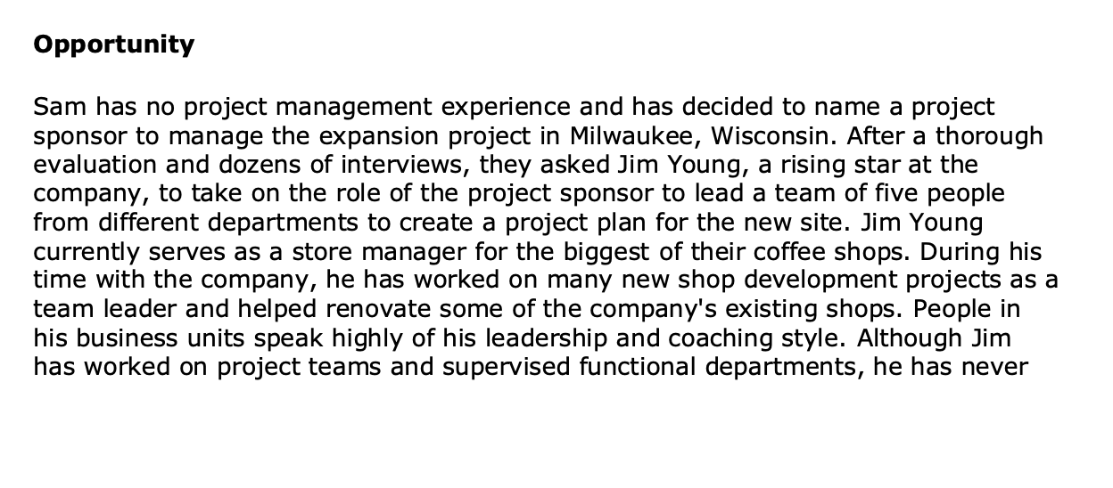 Amazing Coffee House Case Study. You are managing an accounting consolidation and