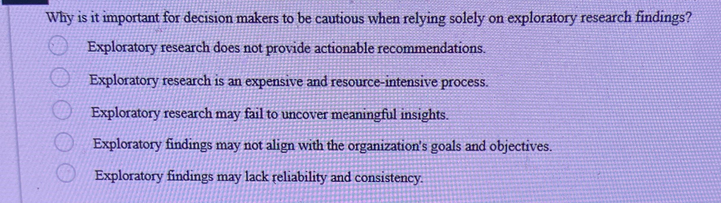  Why is it important for decision makers to be cautious when