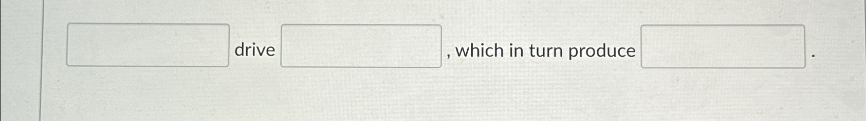  drive , which in turn produce 