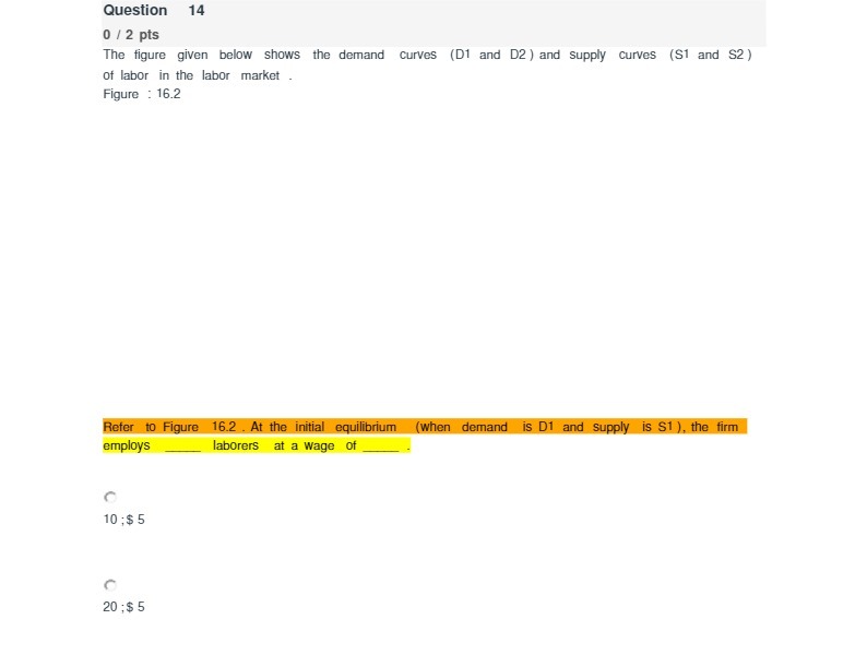  Question 14 0 / 2 pts The figure given below shows