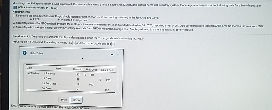 solve the question as soon as possible Music Magic. net Lid specializes