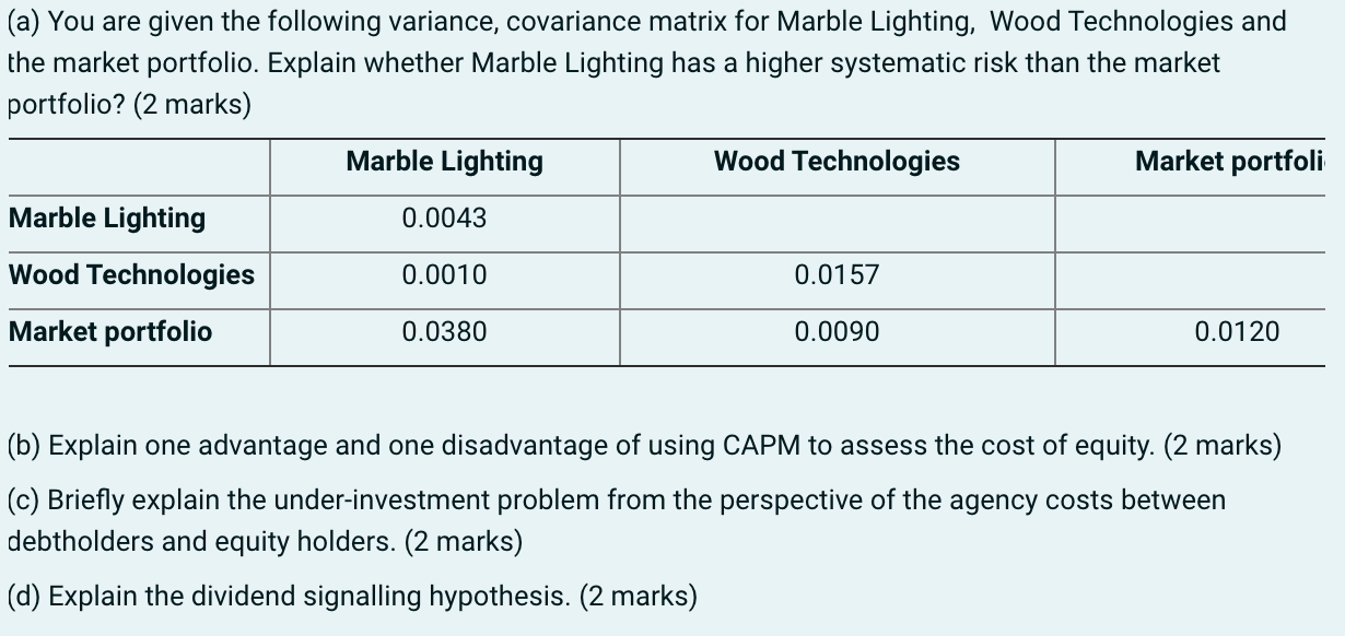 need clear explaination, no need for fomular (a) You are given the