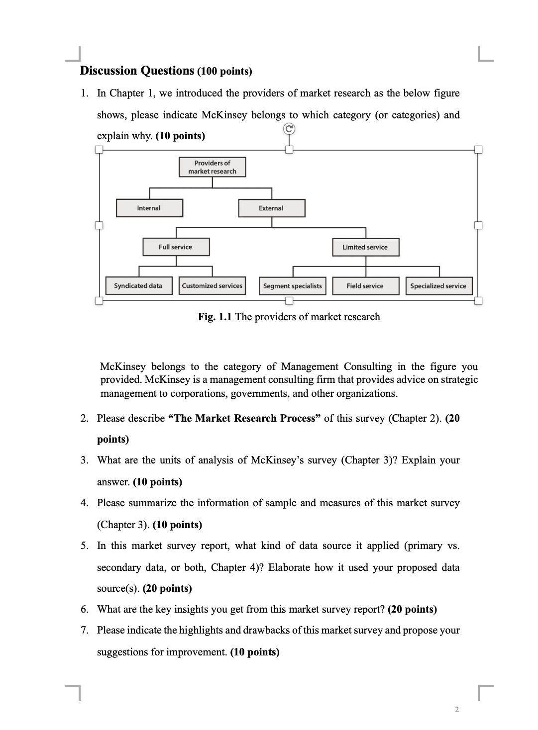  Please write your answers below each question using the Q&A format.
