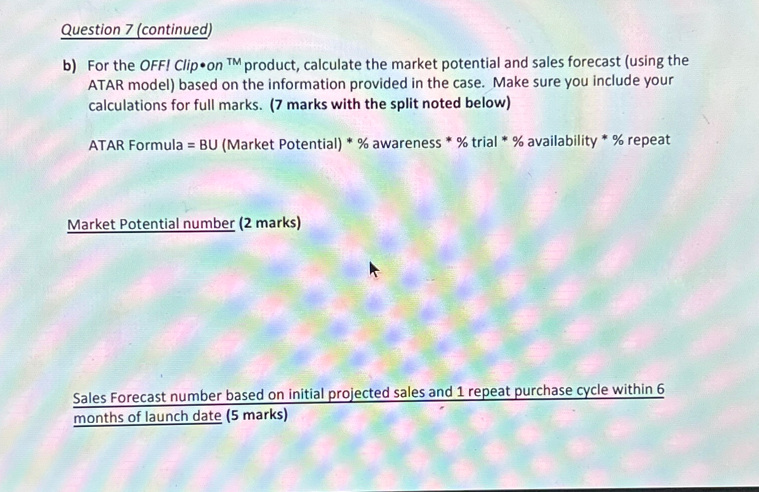  MKT2206 Final Assessment Case Study IMPORTANT NOTE: While you may have