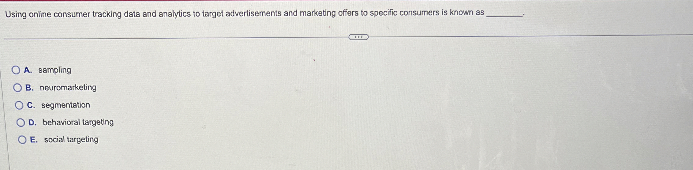  Using online consumer tracking data and analytics to target advertisements and