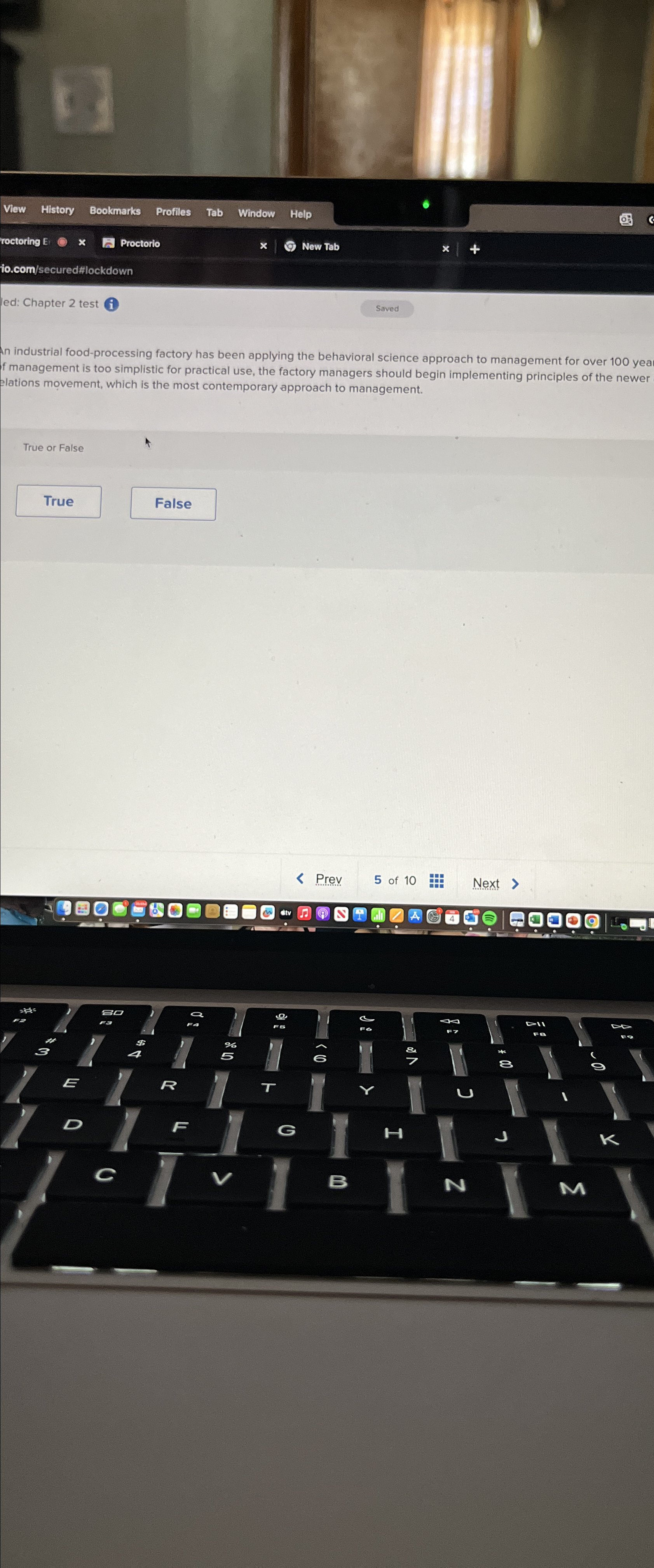  io.com/securedtilockdown led: Chapter 2 test i An industrial food-processing factory has