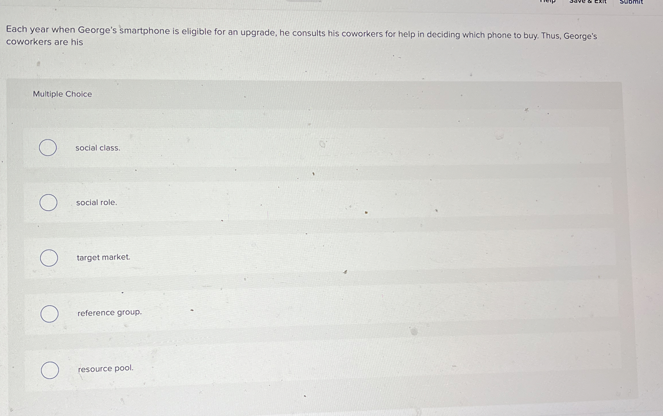  Each year when George's smartphone is eligible for an upgrade, he