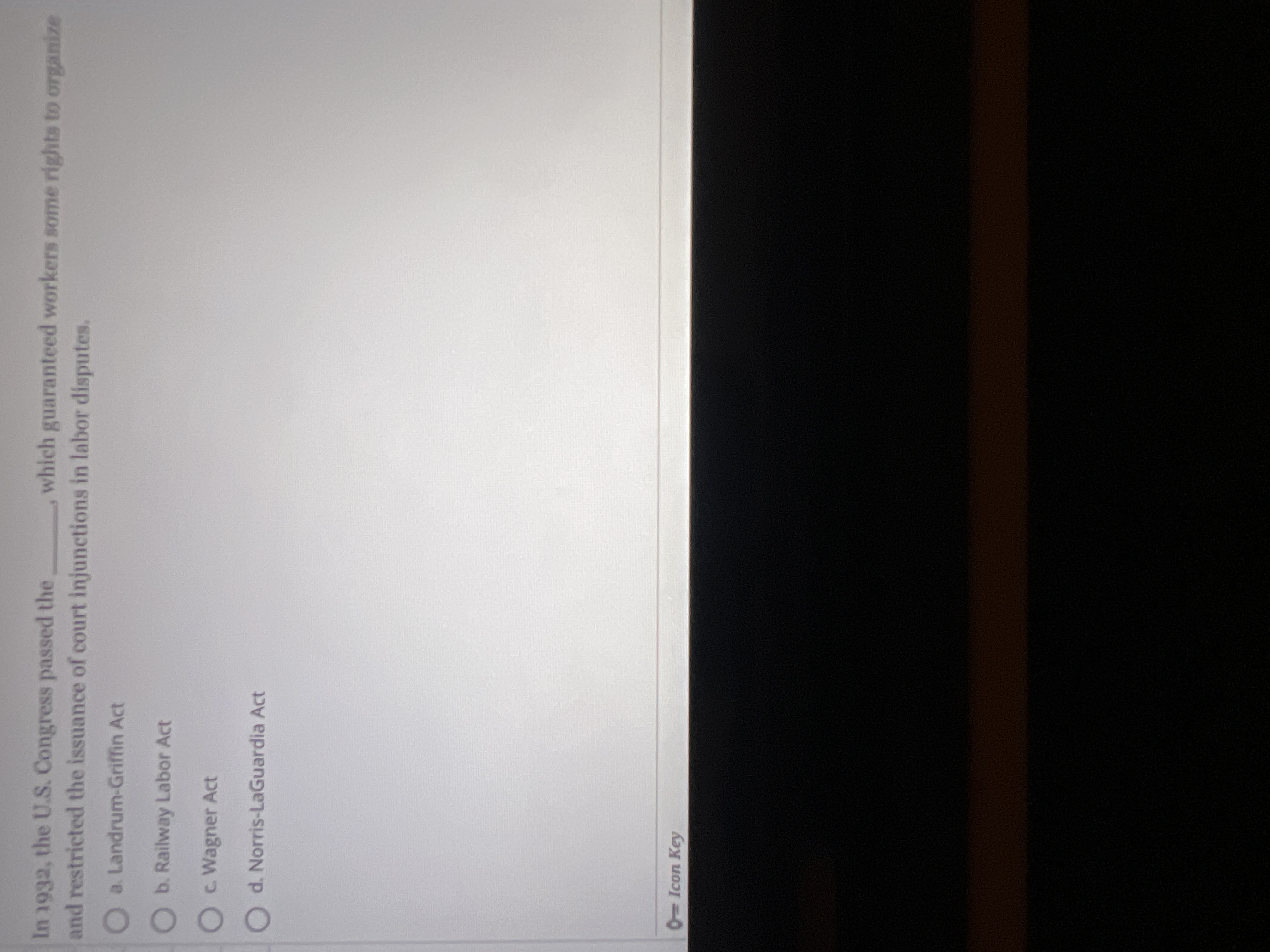  In 1992, the U.S. Congress passed the Which guaranteed workers some