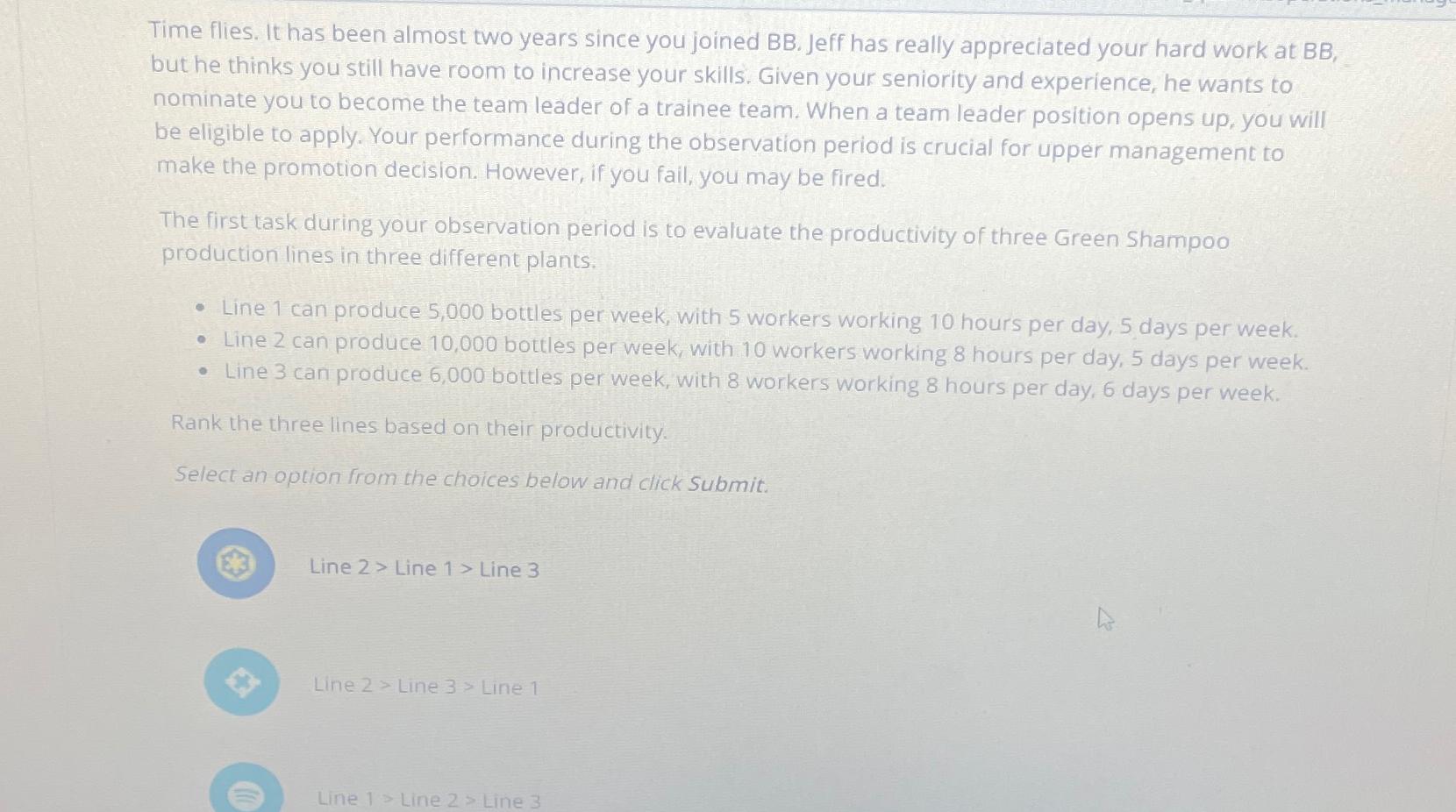  Time flies. It has been almost two years since you joined