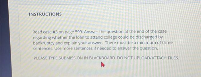  Read case #3 on page 599. Answer the question at the