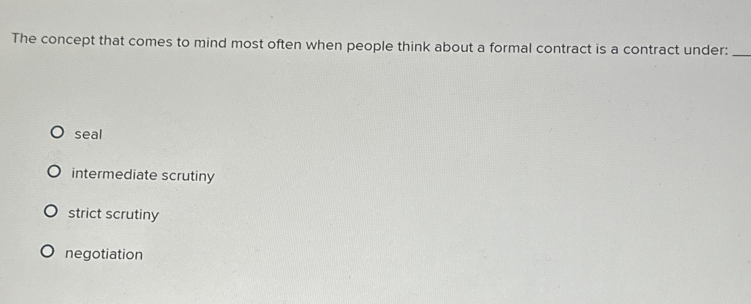  The concept that comes to mind most often when people think