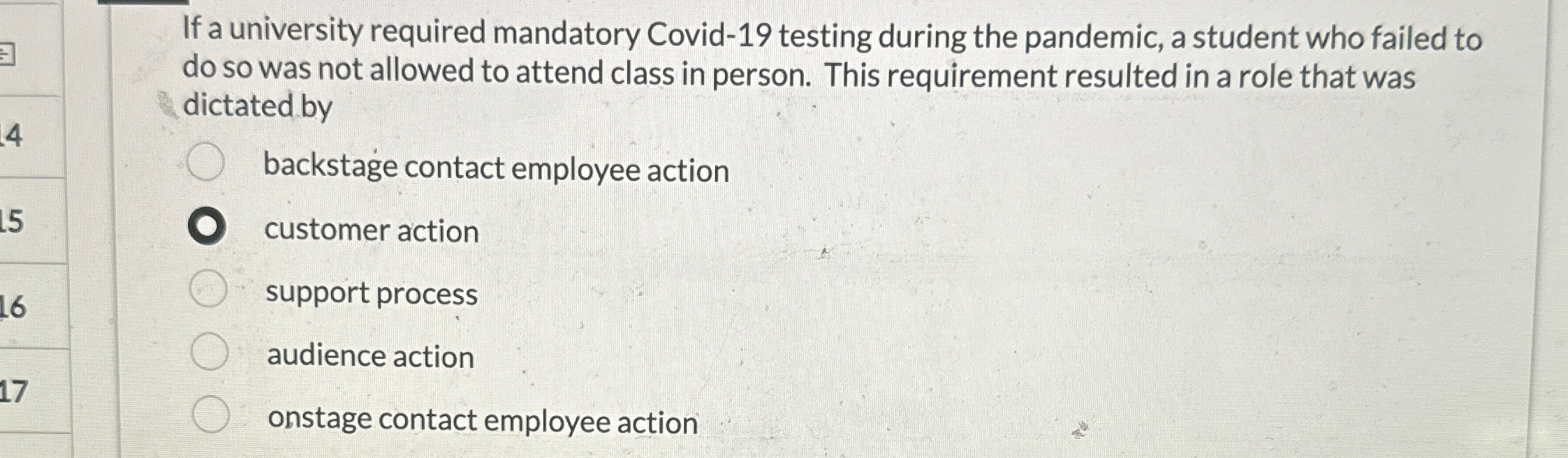  If a university required mandatory Covid-19 testing during the pandemic, a
