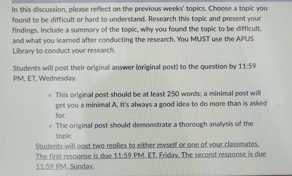  In this discussion, on auditing please reflect on the previous weeks'