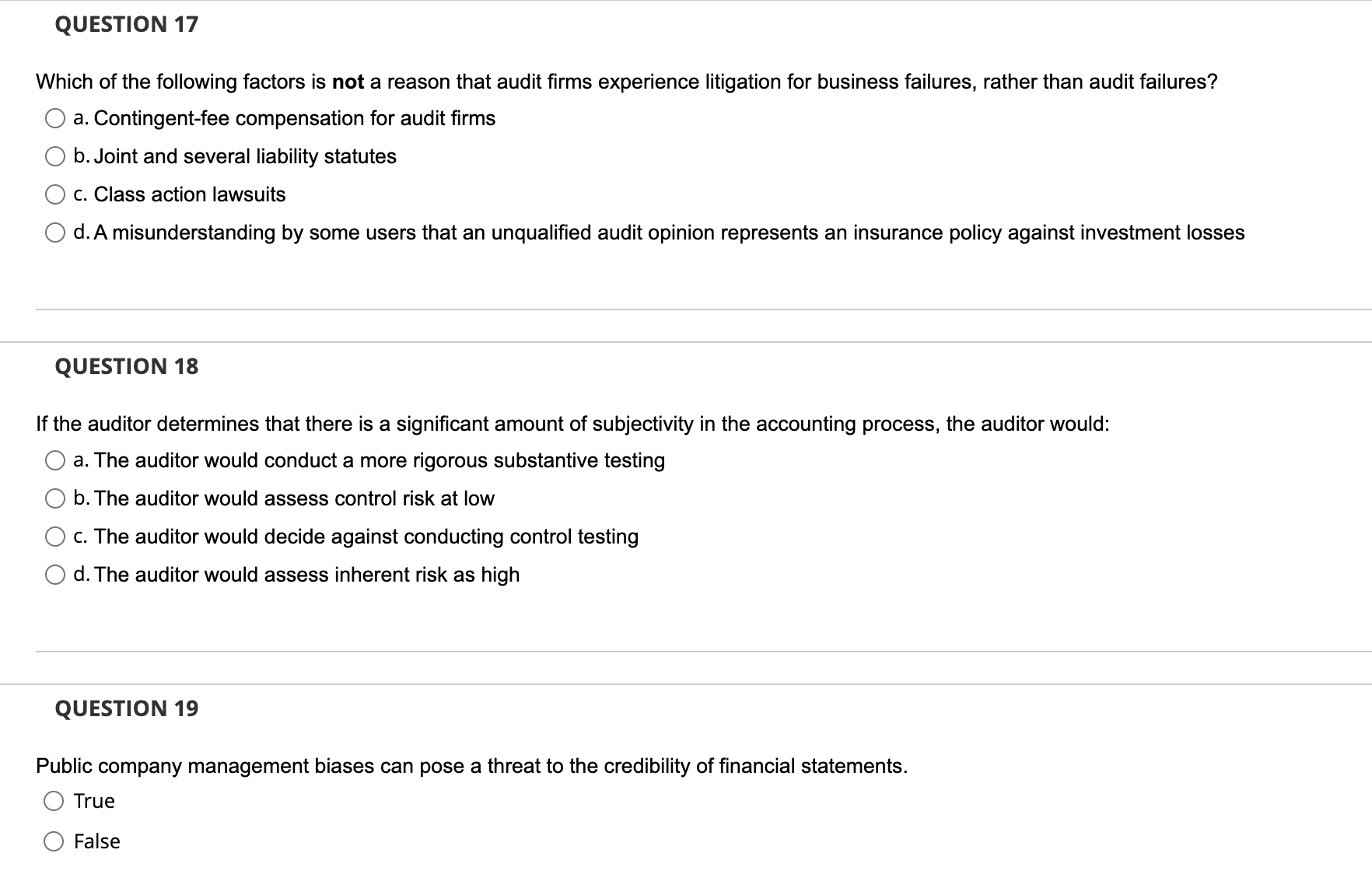 sanction available to the SEC when auditors found to be unqualified, unethical,