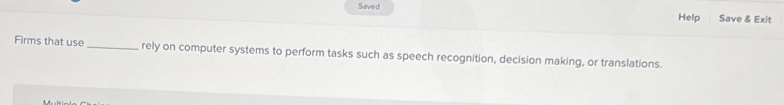  Help Save & Exit Firms that use rely on computer systems