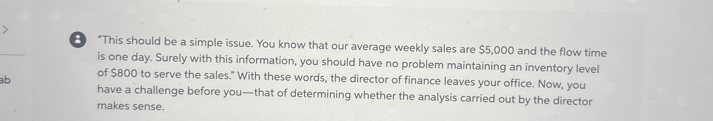  8 "This should be a simple issue. You know that our