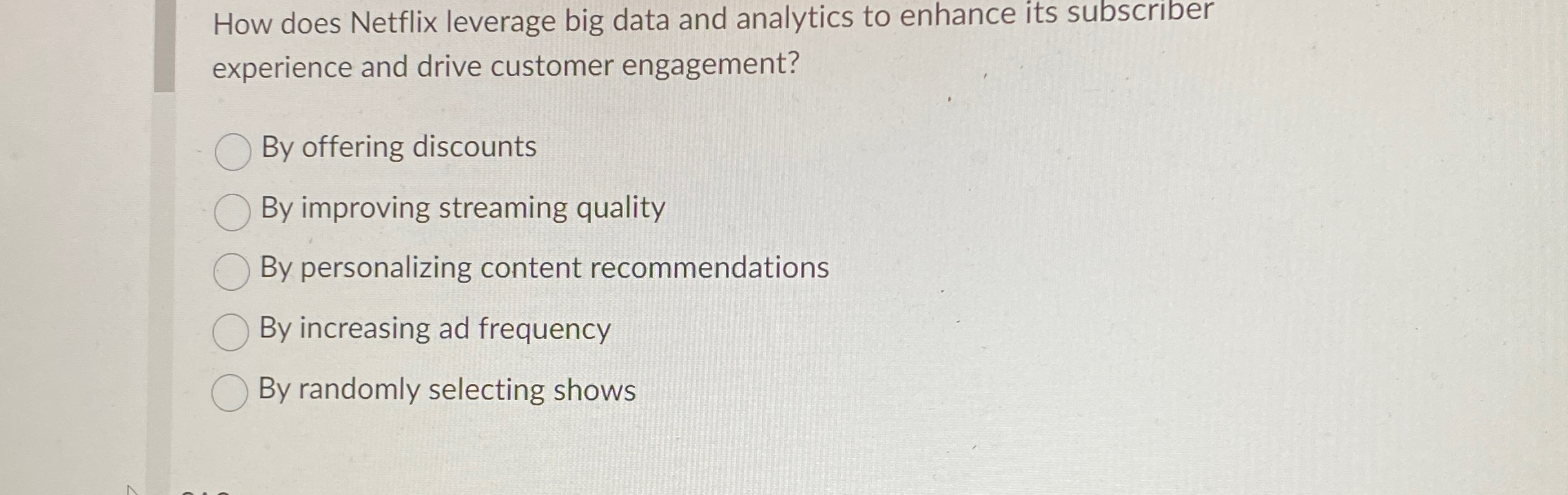  How does Netflix leverage big data and analytics to enhance its