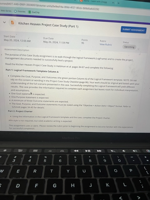  Assessment Description The purpose of this Case Study assignment is to