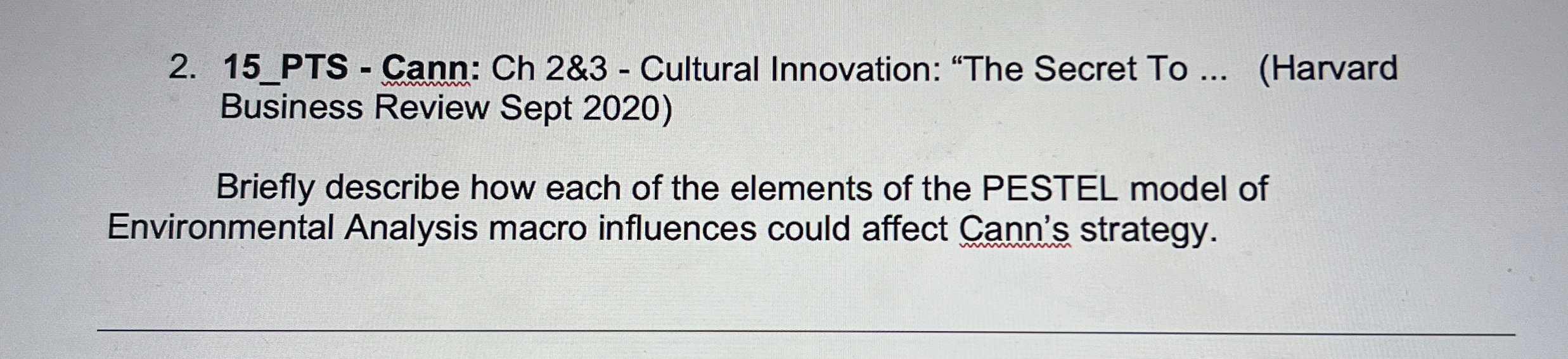  15_PTS - Cann: Ch 2&3- Cultural Innovation: "The Secret To ...(Harvard