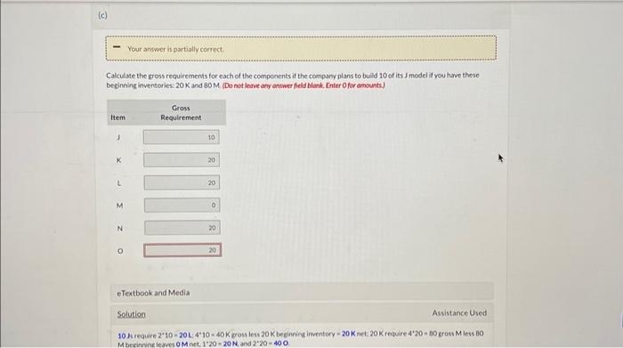 replenishment lead time for J, assuming there are no inventories? Lead Time