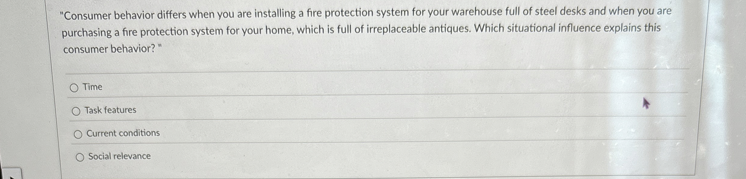  "Consumer behavior differs when you are installing a fire protection system