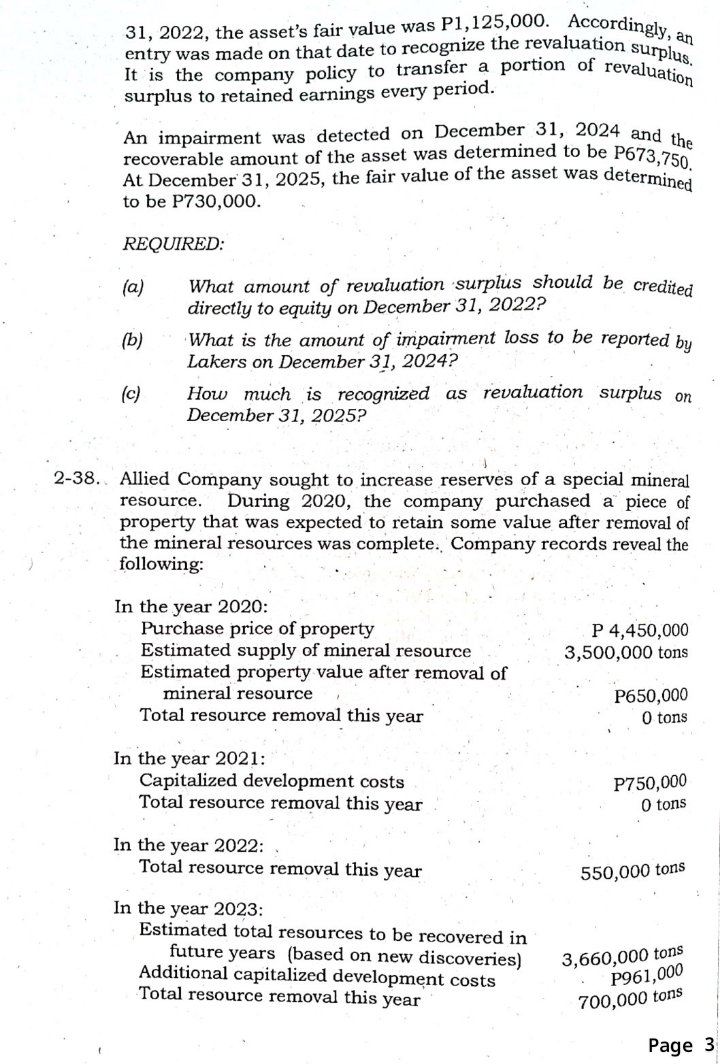 31, 2019, after recording depreciation for the year, an item of equipment