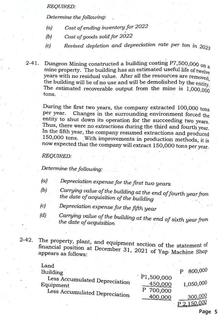 have a fair market value of P3,600,000 and a remaining useful life