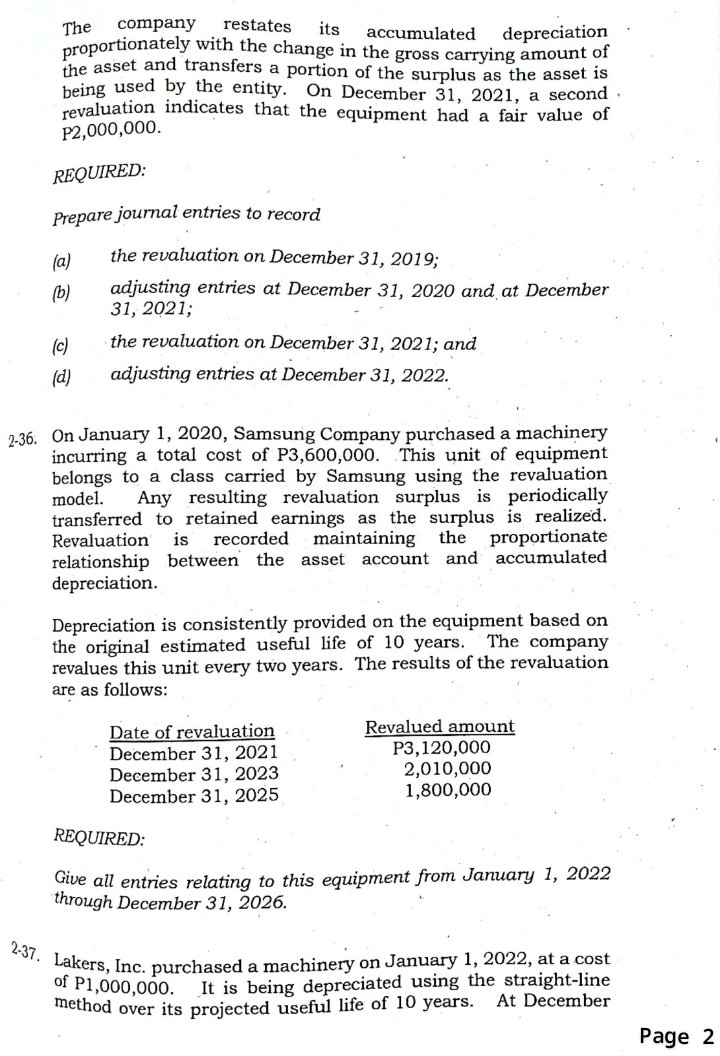 was P1, 125,000. Accordingly, an entry was made on that date to