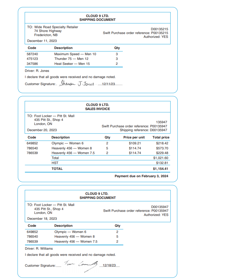 December 31, 2023, audit for Cloud 9 Ltd. (Cloud 9). The audit