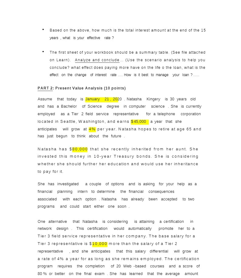 Based on the above, how much is the total interest amount